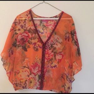 Free People Floral Top